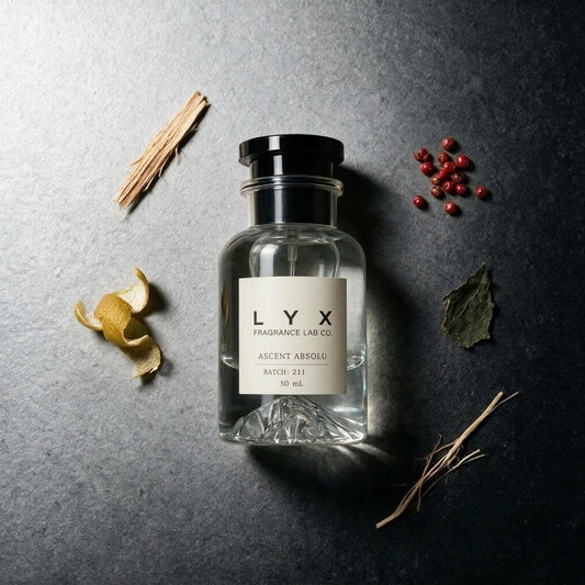 Ascent Absolu 211 with ginger, pink pepper, citrus and woods