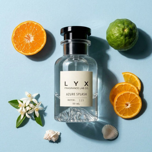 Azure Splash 115 – mandarin, orange, bergamot and neroli blossom