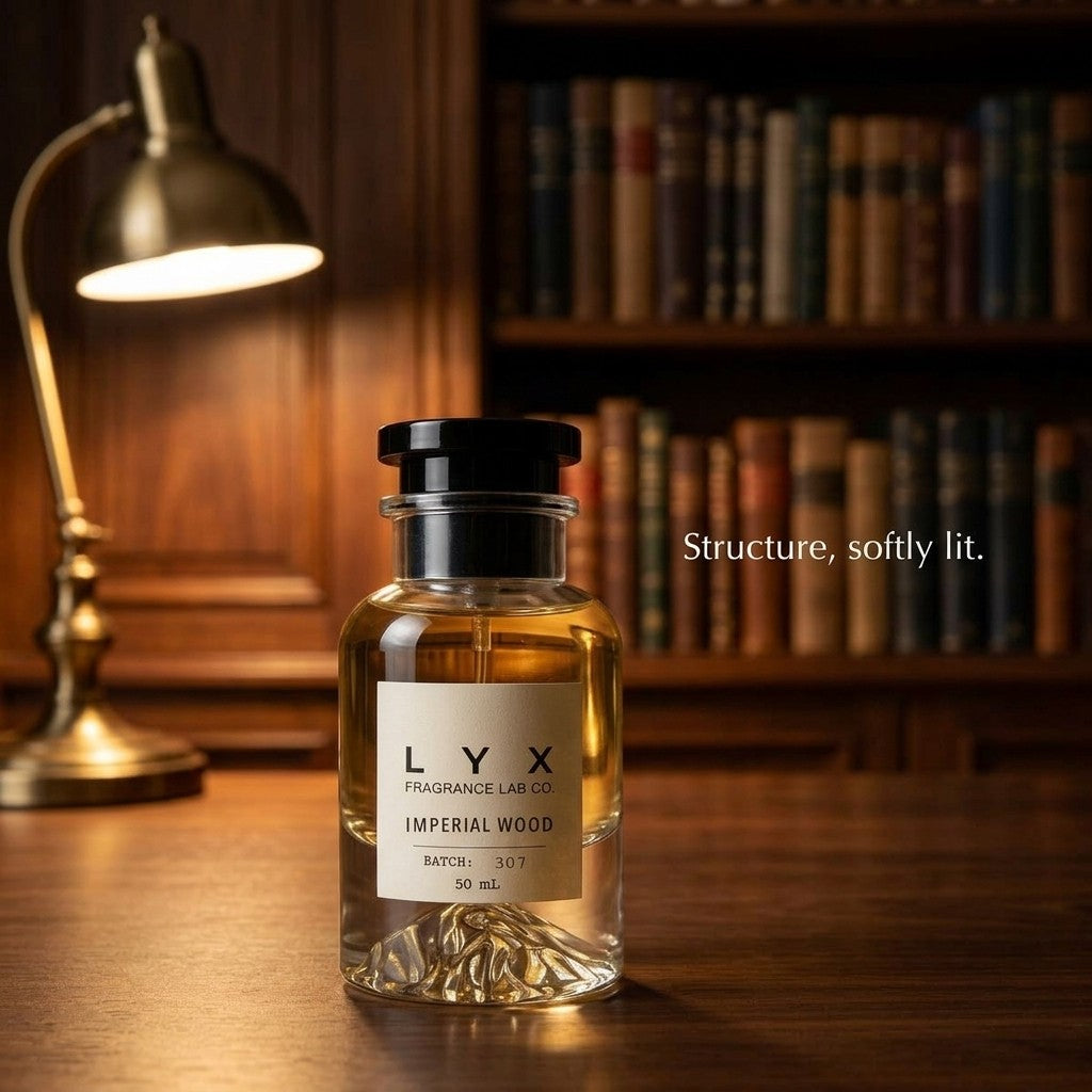 Imperial Wood 307 – Structure, softly lit.