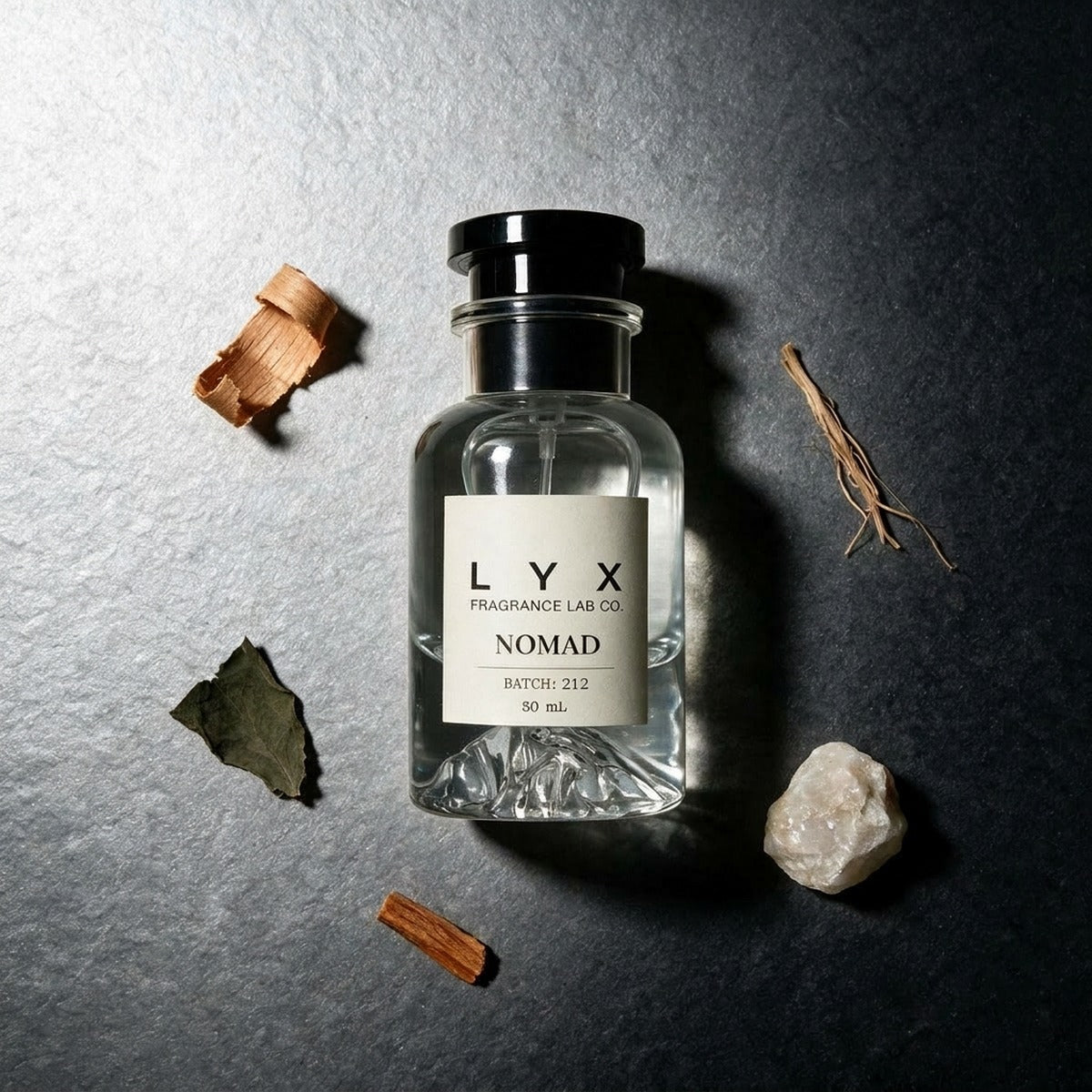 Nomad 212 – flat-lay with its notes