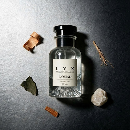 Nomad 212 – flat-lay with its notes