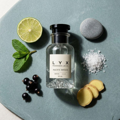 Pacific Breeze 114 – lime, mint, blackcurrant, sea salt and ginger