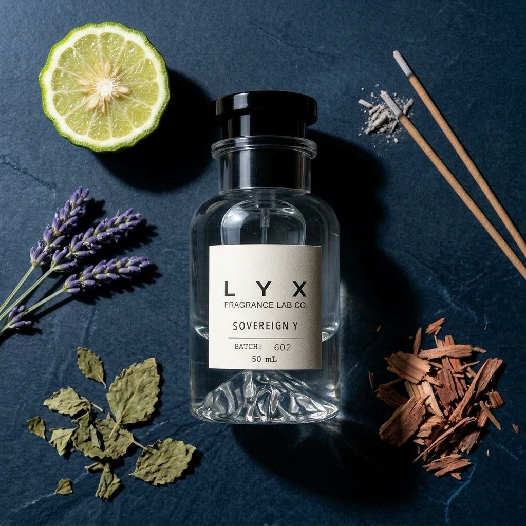 Sovereign Y 602 – bergamot, lavender, cedar, incense and patchouli